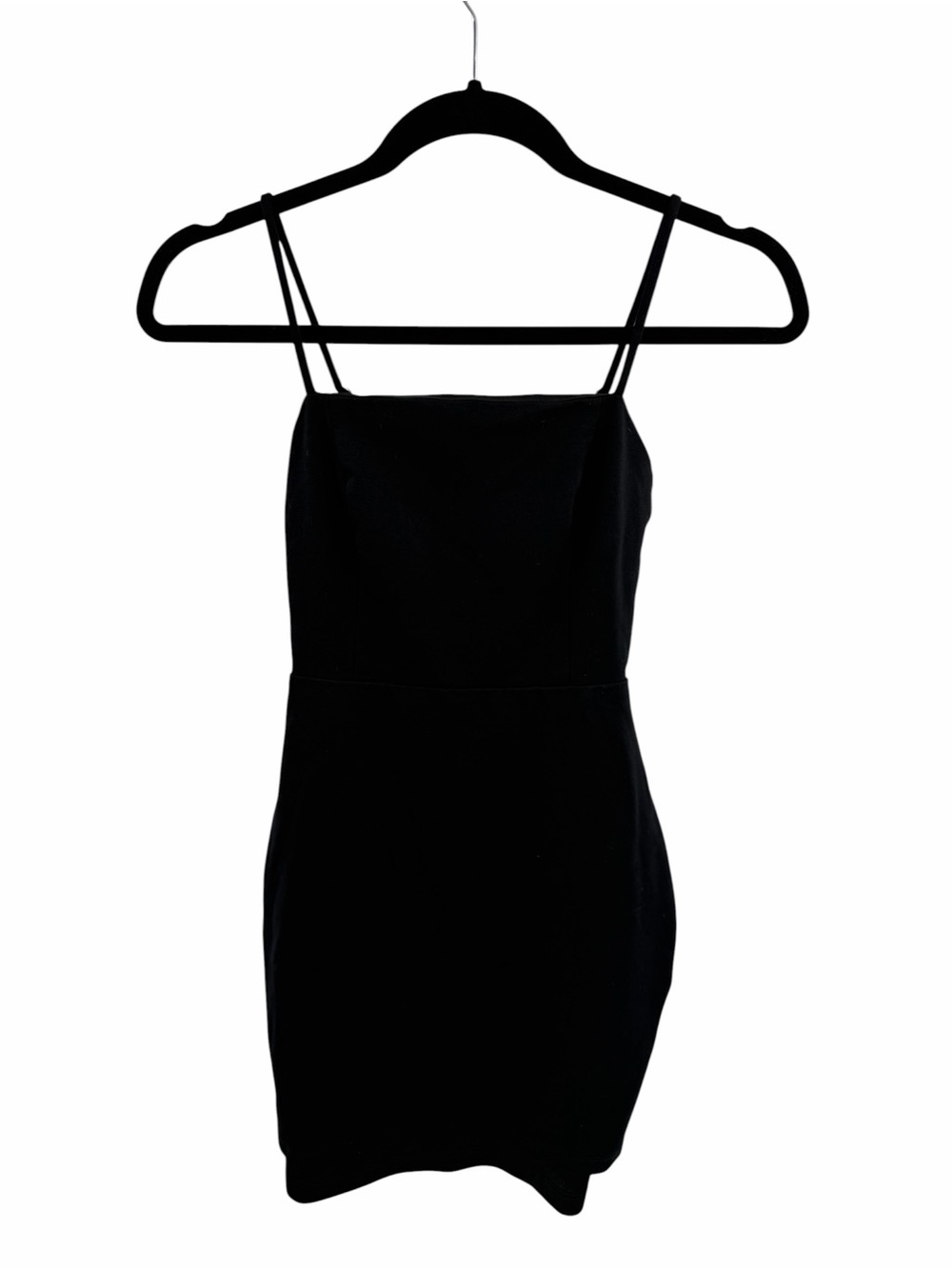 Lulus Little Black Mini Dress Back Cutouts Bodycon Size XS Formal Night Out Work